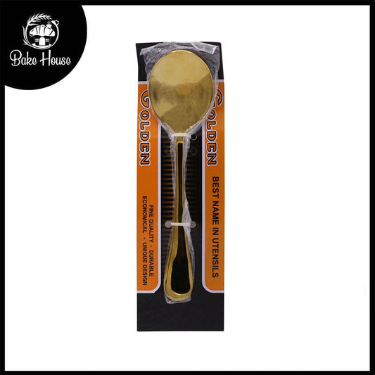 Golden Stainless Steel Serving Spoon 2Pcs Set