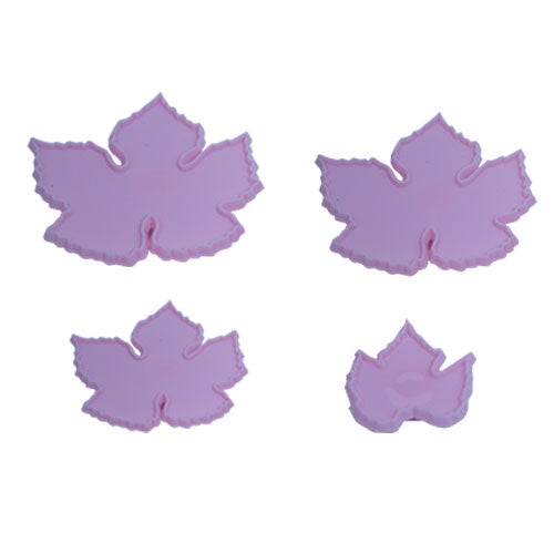 Grape Vine Leaves Fondant Cutters 4Pcs Set