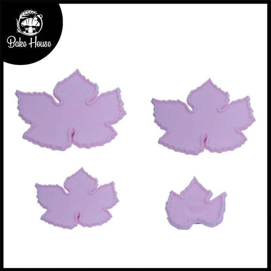 Grape Vine Leaves Fondant Cutters 4Pcs Set