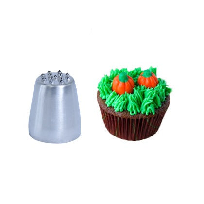 Grass Icing Nozzle Stainless Steel Medium