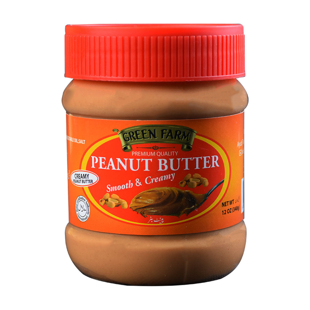 Green Farm Peanut Butter, Creamy 340g