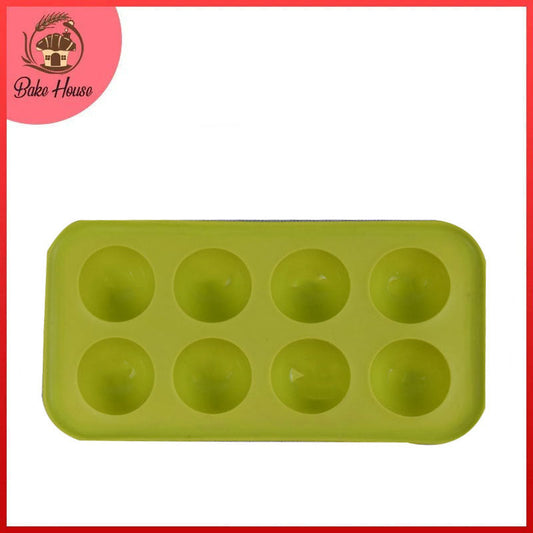 Half Sphere Shape Silicone Mold 8 Cavity Tray