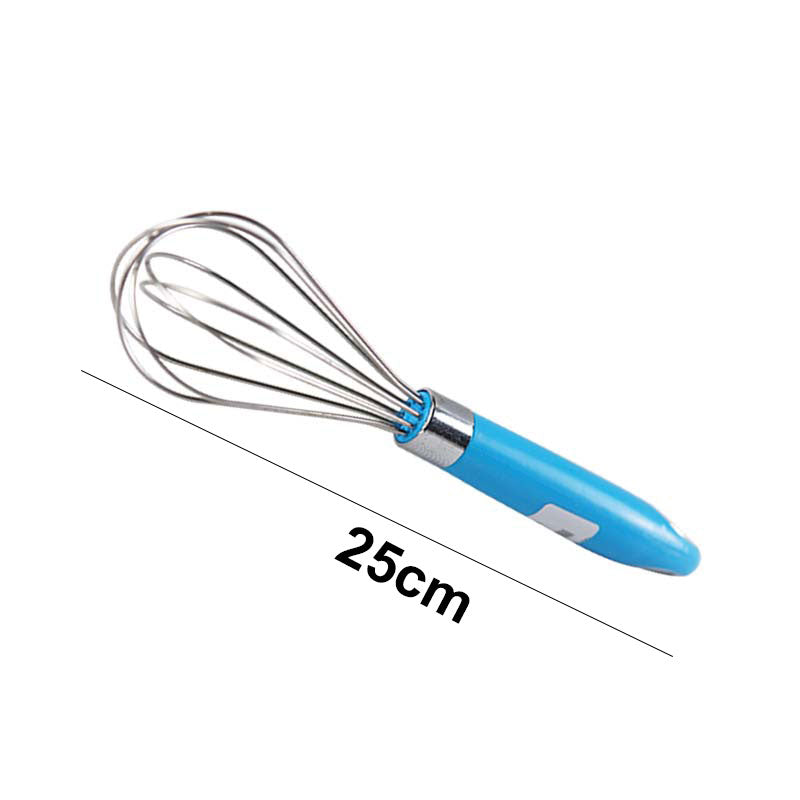 Hand Whisk Stainless Steel Plastic Handle