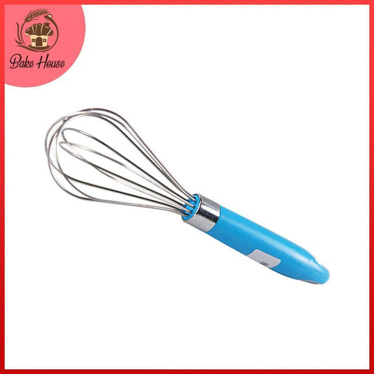 Hand Whisk Stainless Steel Plastic Handle