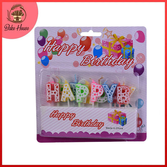 Happy Birthday Cake Candle (Design 2)