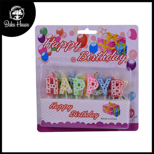 Happy Birthday Cake Candle (Design 2)
