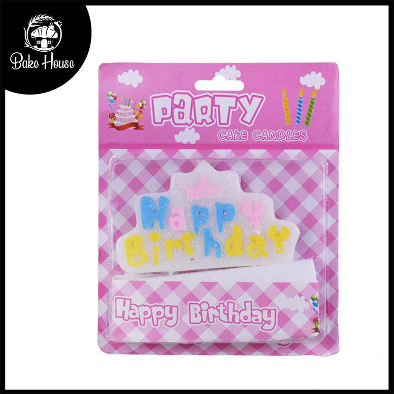 Happy Birthday Cake Candle (Design 5)