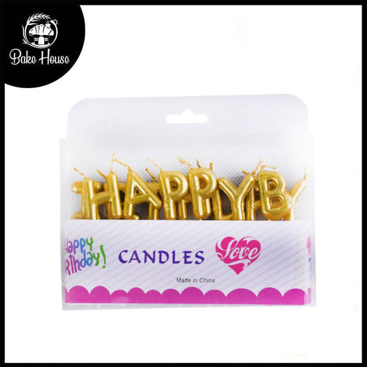 Happy Birthday Cake Candle (Design 6)