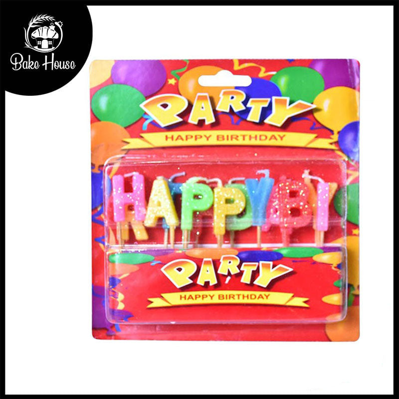 Happy Birthday Cake Candle (Design 7)