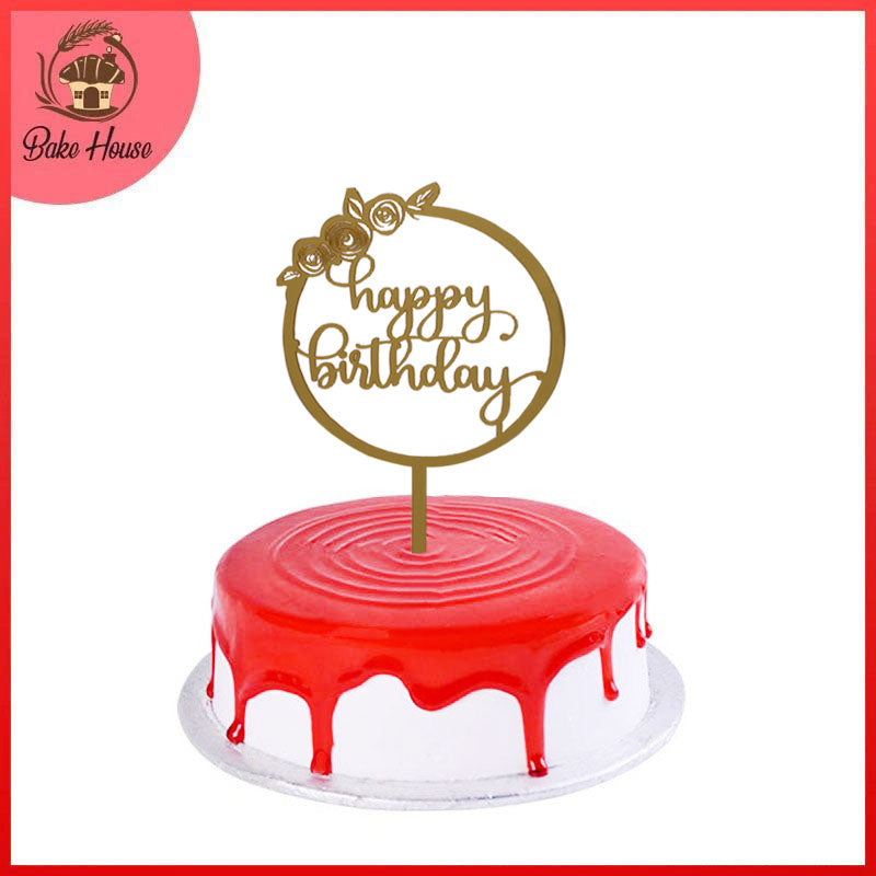Happy Birthday Cake Topper (Design 61)