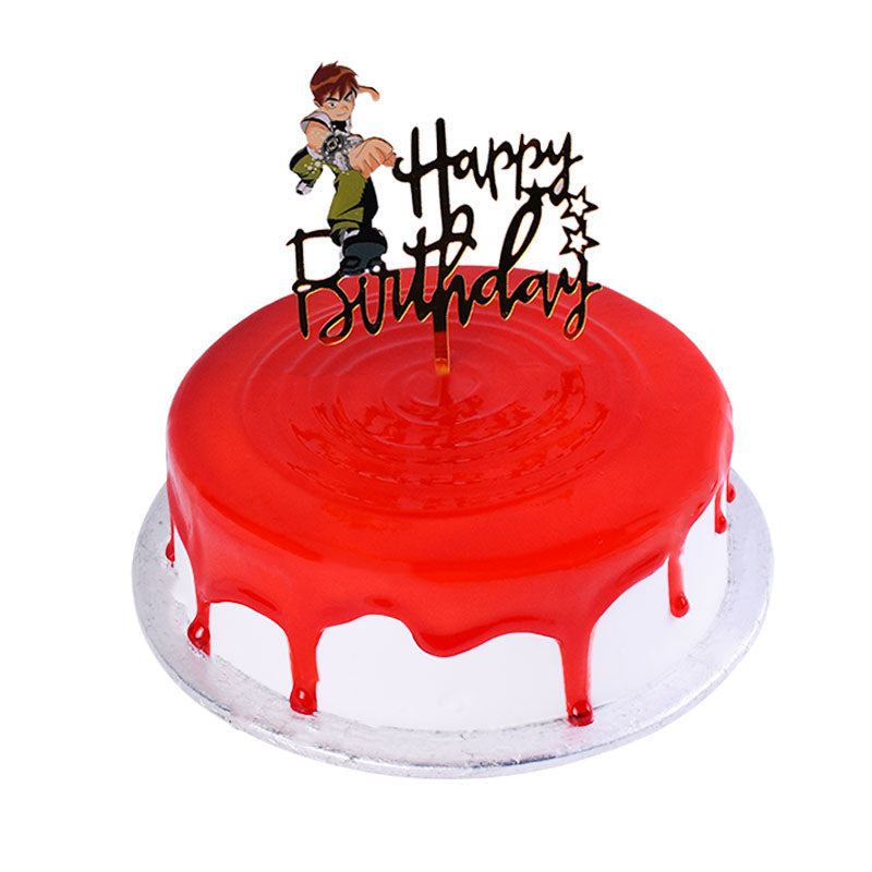 Happy Birthday Cake Topper Ben 10 Design