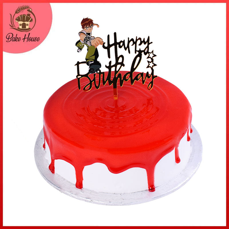 Happy Birthday Cake Topper Ben 10 Design