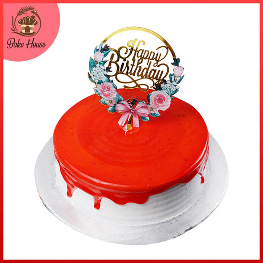 Happy Birthday Cake Topper (Design 2)