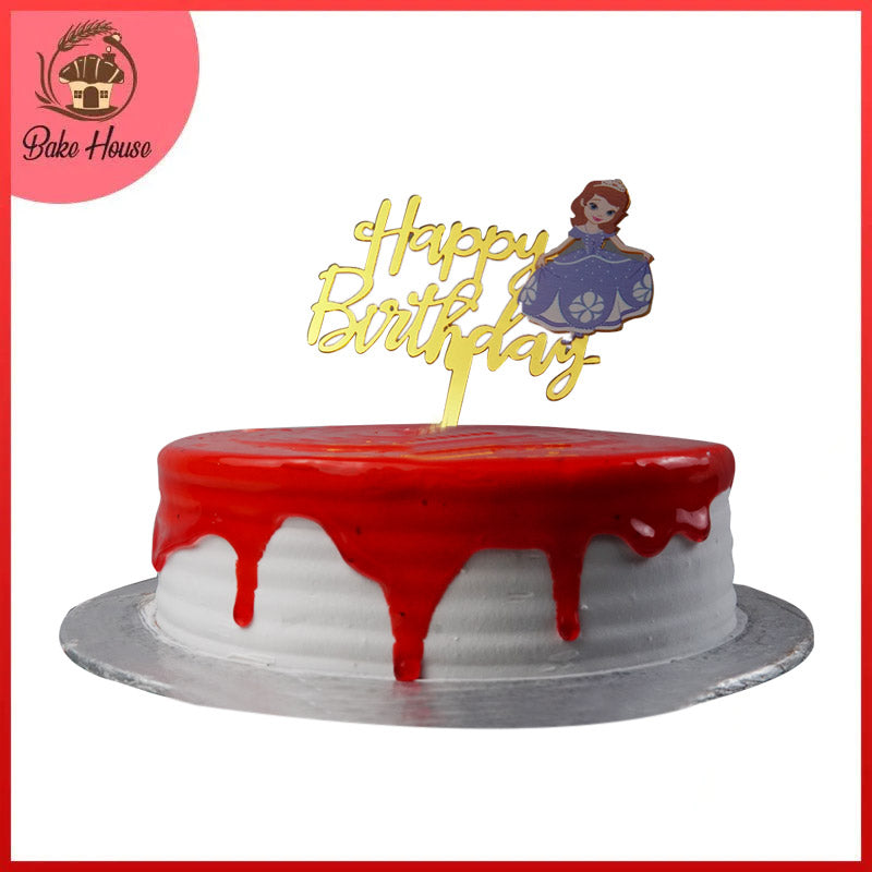 Happy Birthday Cake Topper (Design 9)