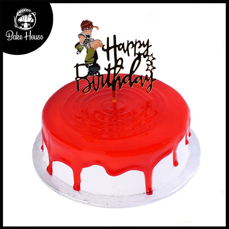 Happy Birthday Cake Topper Ben 10 Design