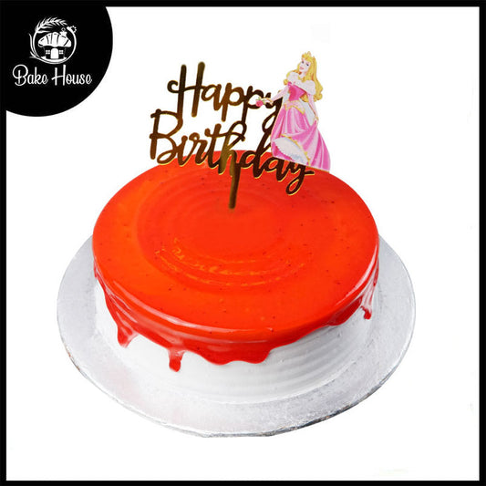 Happy Birthday Barbie Cake Topper