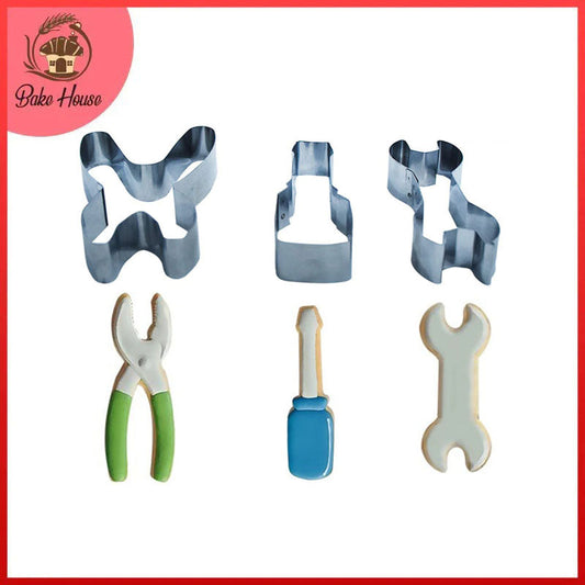Hardware Tools Cookie Cutter Stainless Steel 3Pcs Set (Design 1)