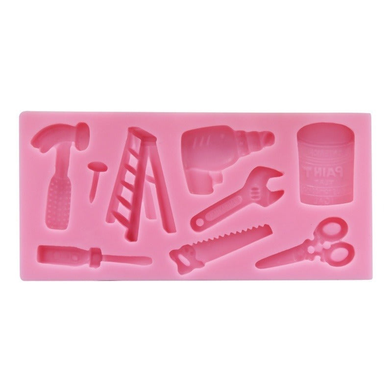 Hardware Tools Silicone Fondant Mold 9 Cavity