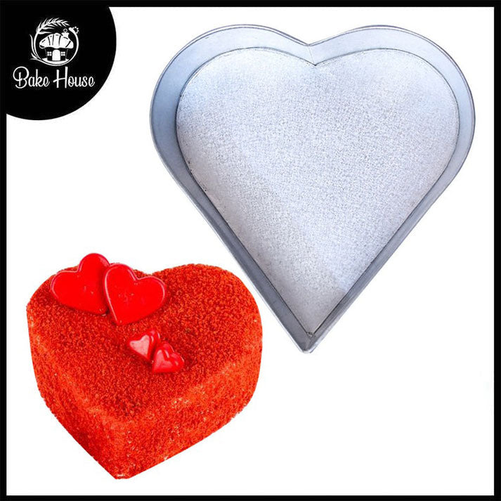 Heart Cake Baking Mold Steel 6 Inch