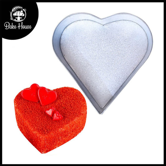 Heart Cake Baking Mold Steel 7 Inch