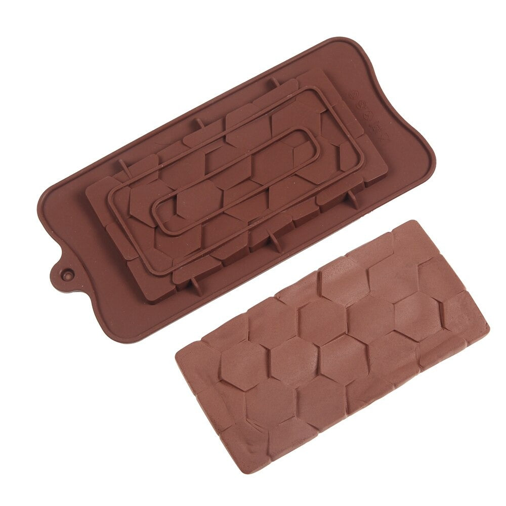 Hexagon Silicone Chocolate Bar Mold