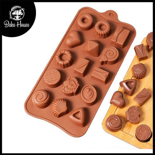 Homemade Dessert Biscuit Chocolate Mold 15 Cavity