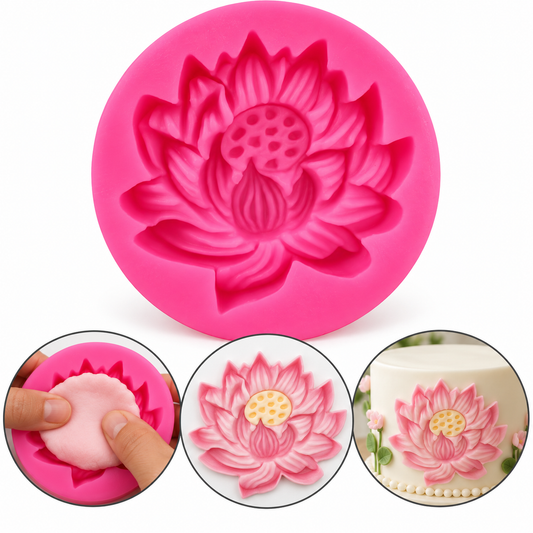 Lotus Flower Silicone Fondant Mold
