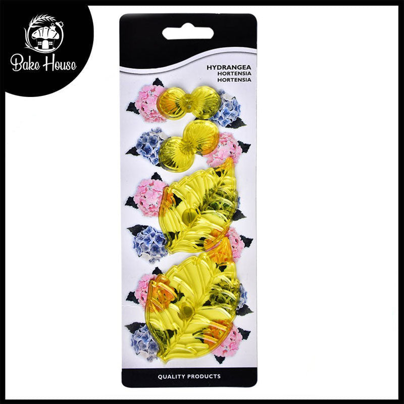 Hydrangea Fondant Cutter 4Pcs Set Plastic