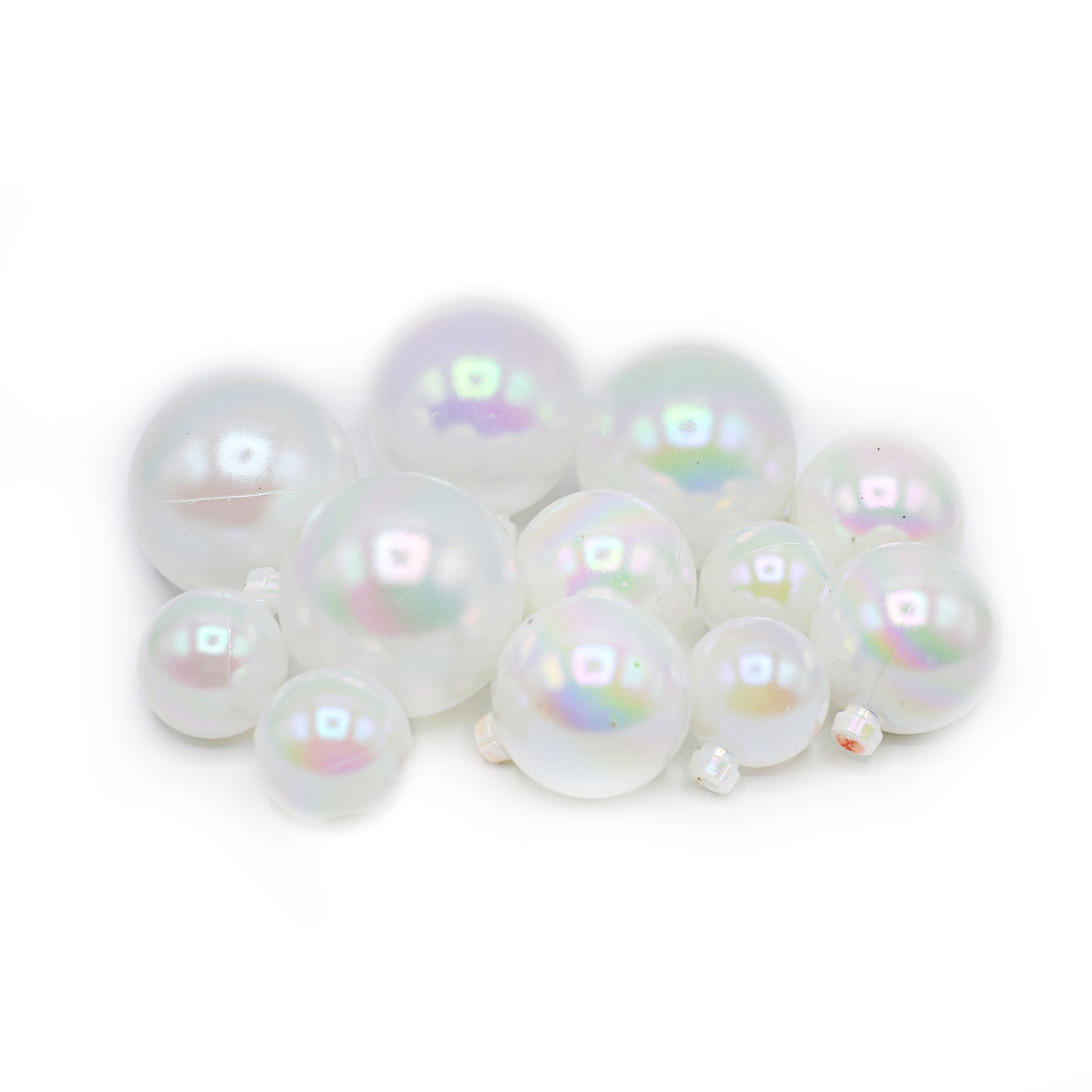 Decorating White Ball 12Pcs Set Plastic