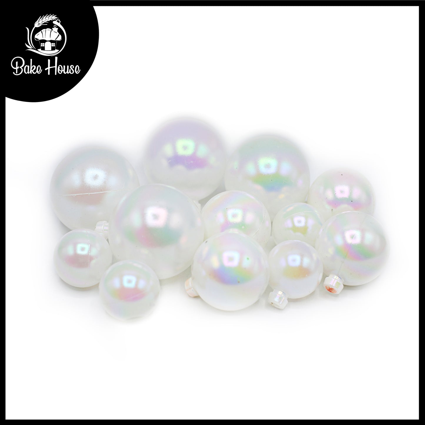 Decorating White Ball 12Pcs Set Plastic