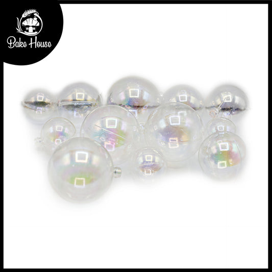 Decorating Transparent Ball 12Pcs Set Plastic