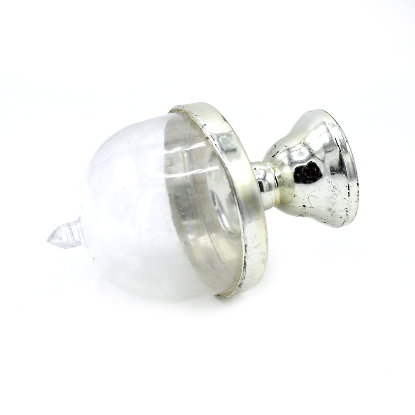 Cupcake Plastic Stand Silver With Cap