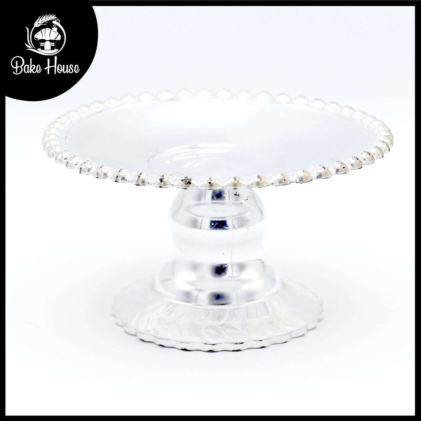 Cupcake Plastic Stand Silver (Design 4)