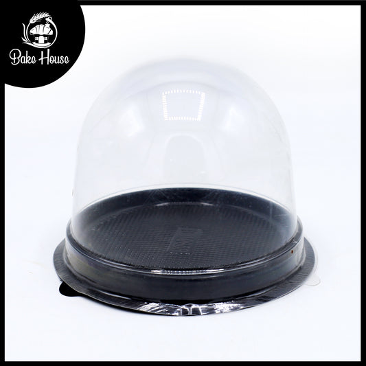 short glass plastic with cap