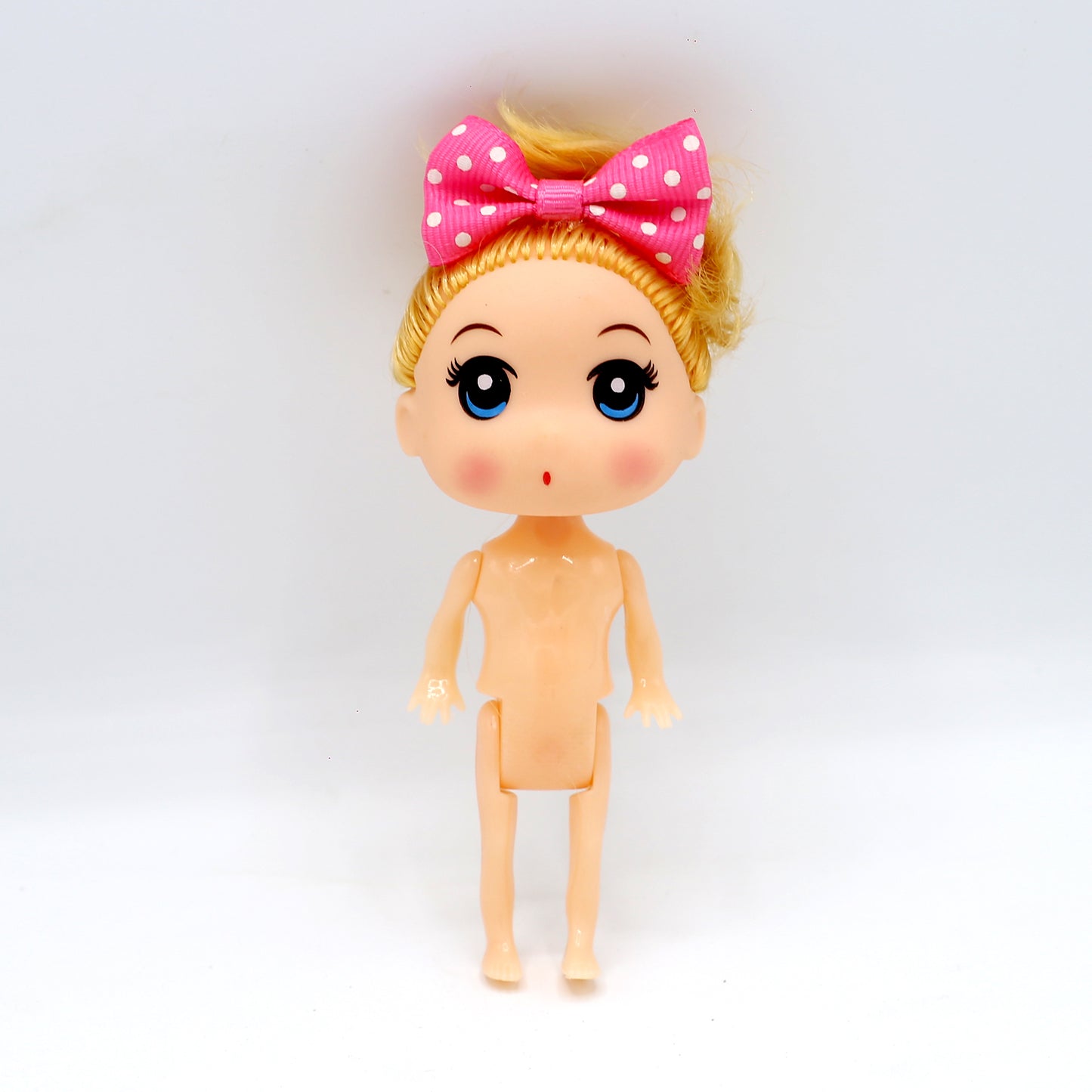 Doll Cake Topper Plastic Small With Golden Hair