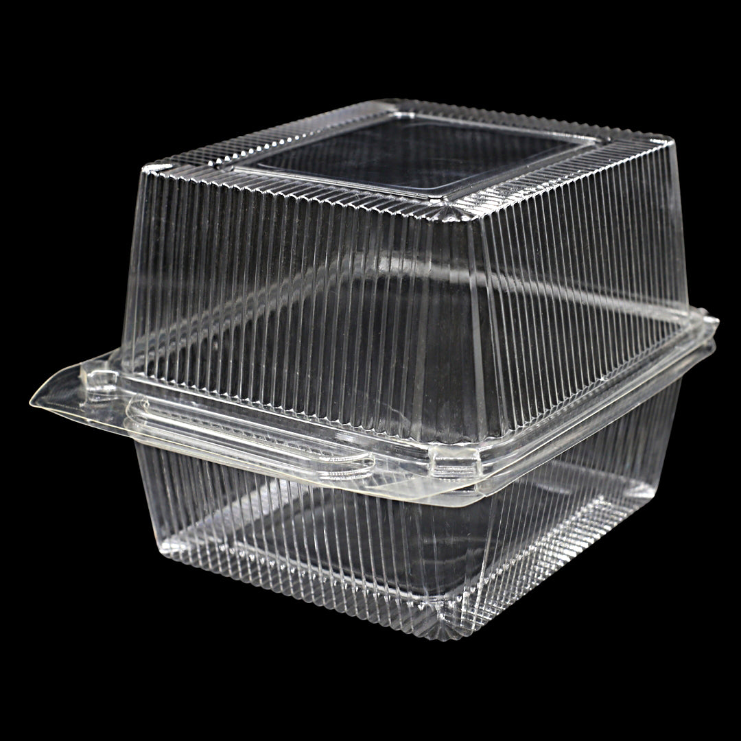 Cake Container Plastic 8x7x3 Inch