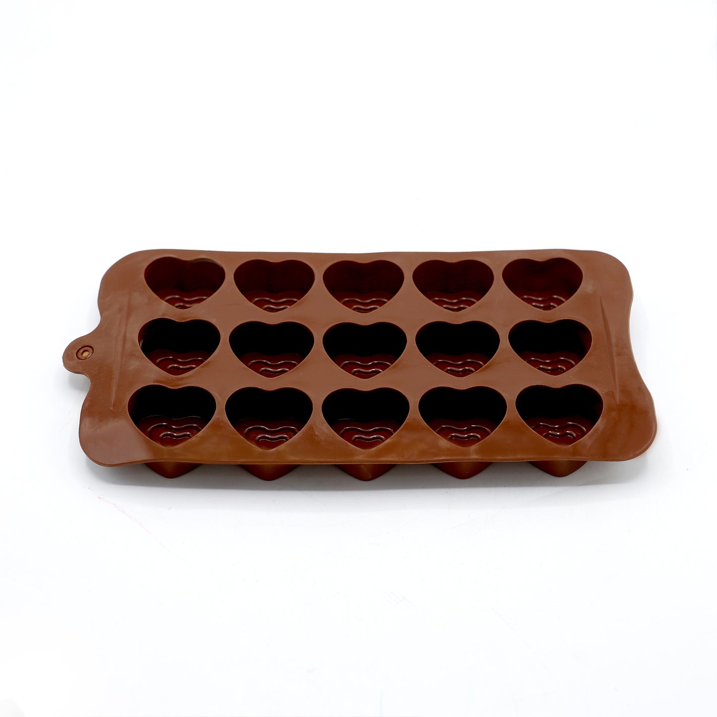 Triple Heart Silicone Chocolate Mold 15 Cavity
