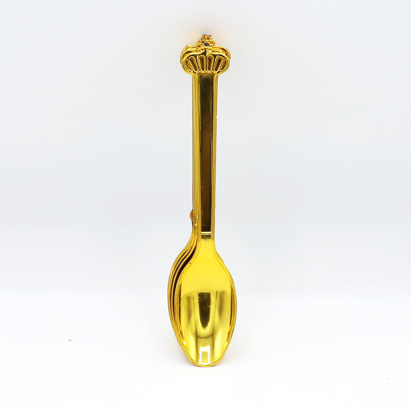 Dispossible Crown Golden Spoon 6Pcs Set