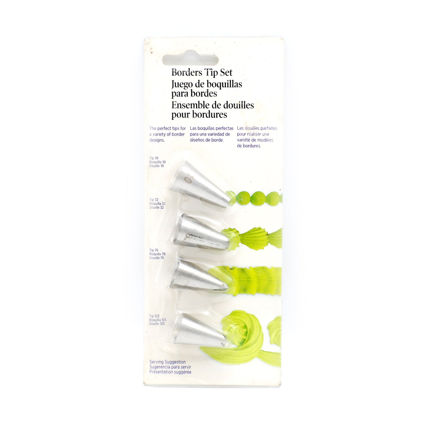 Tip (10,32,70,105) Icing Nozzle 4 Pcs Set