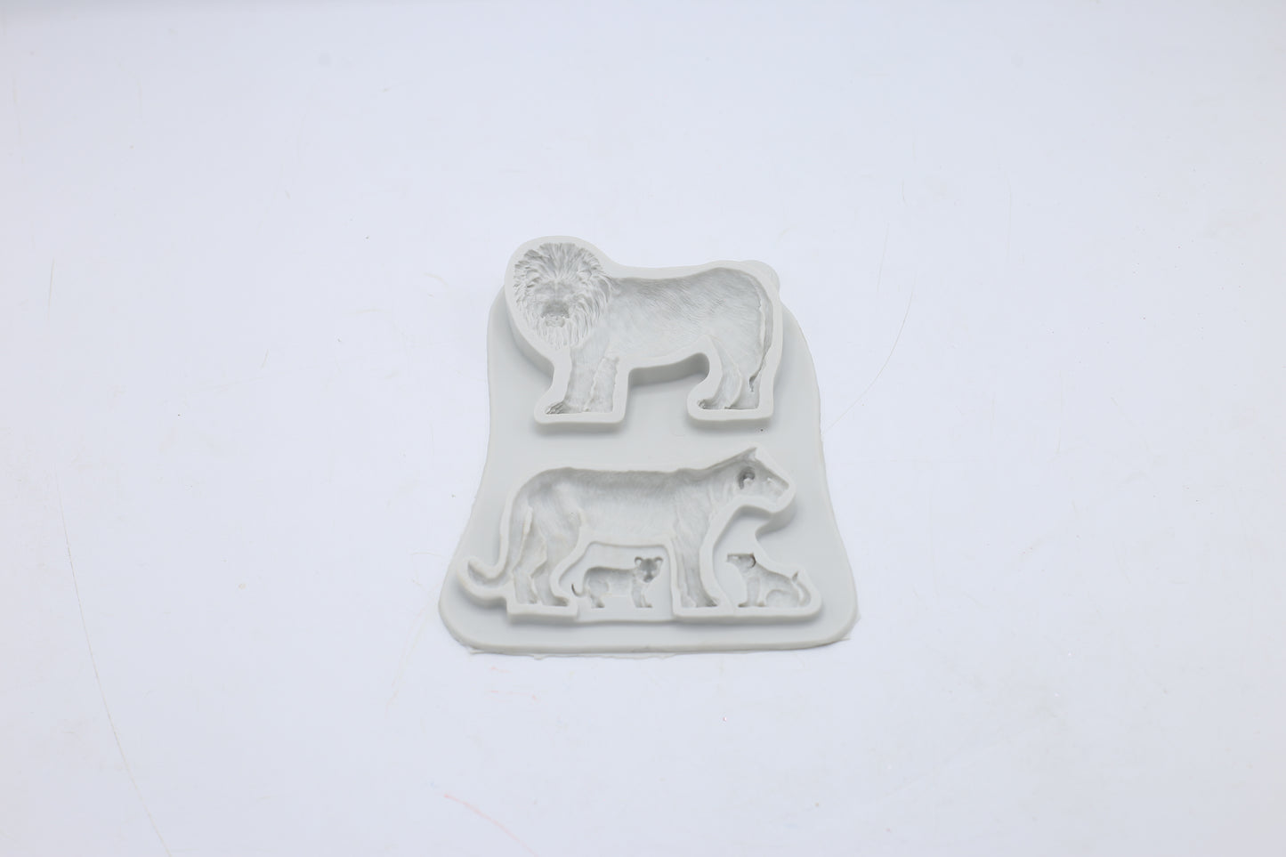 Animals Silicone Fondant Mold 4 Cavity
