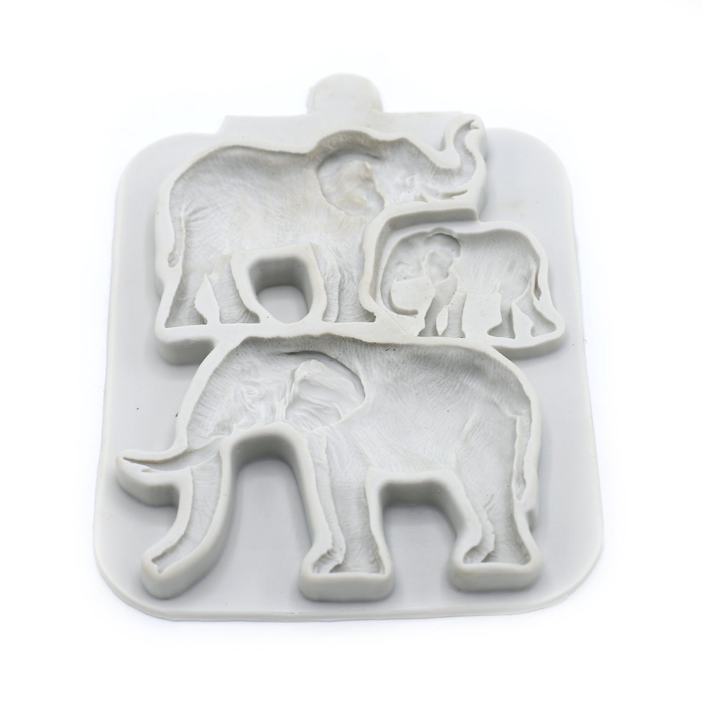 Elephant Silicone Fondant Mold 3 Cavity