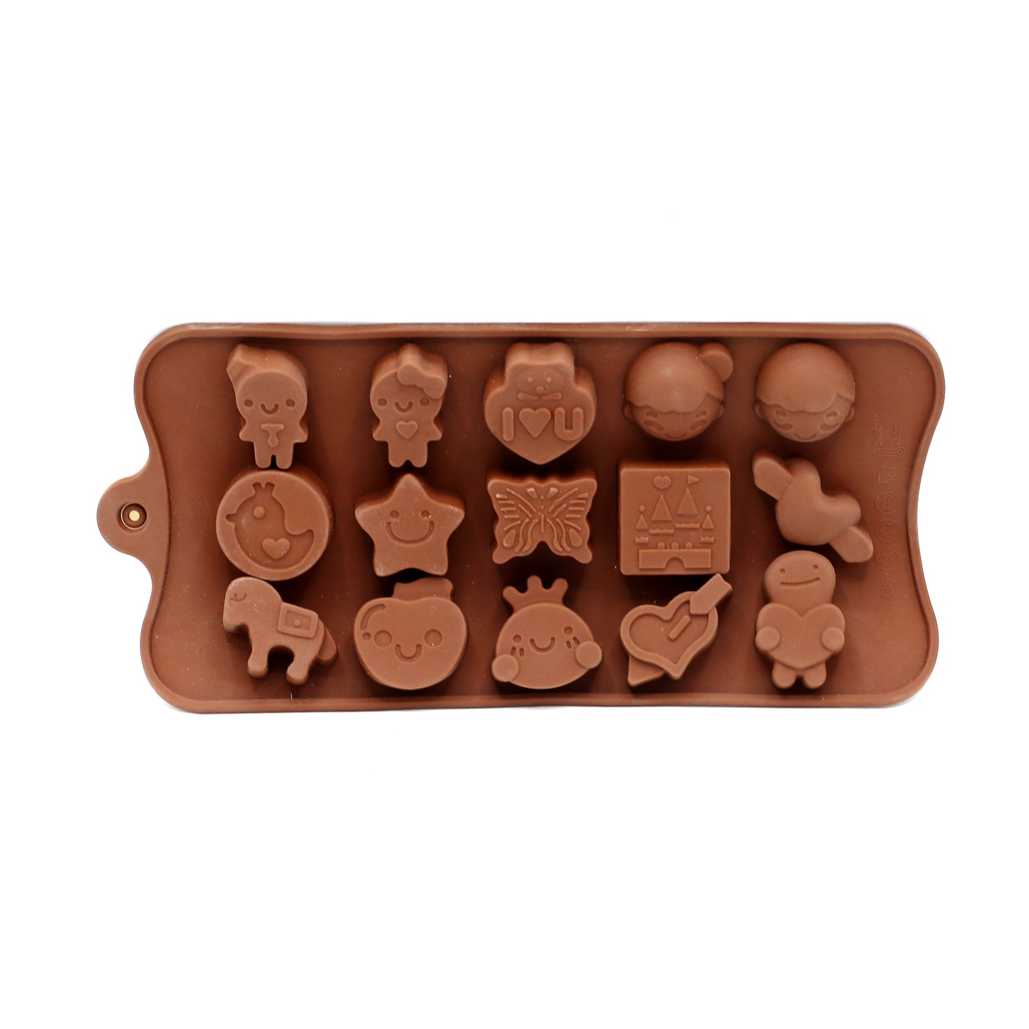 Mix Toys Theme Silicone Chocolate Mold 15 Cavity