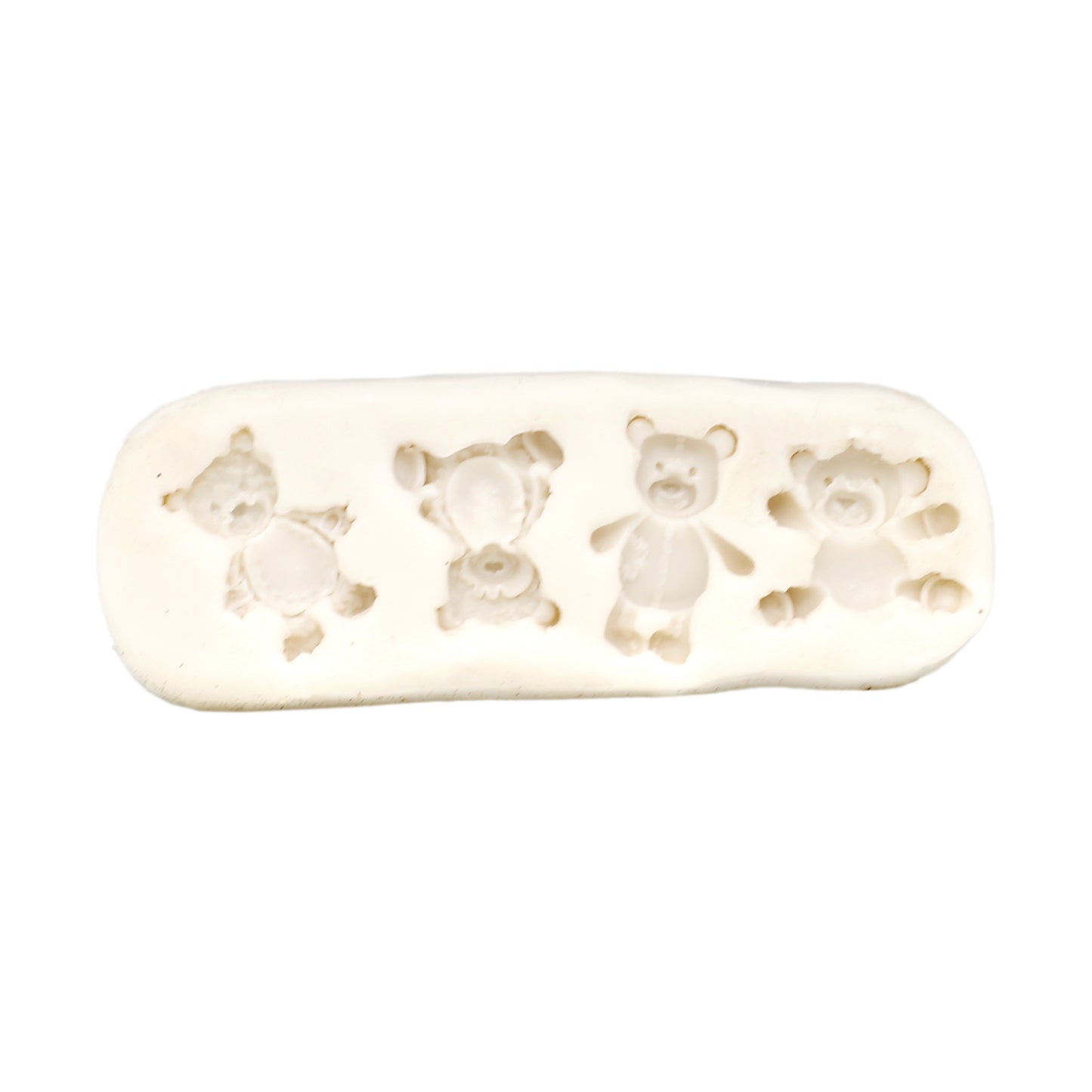 Bear Family Silicone Fondant Mold 4 Cav