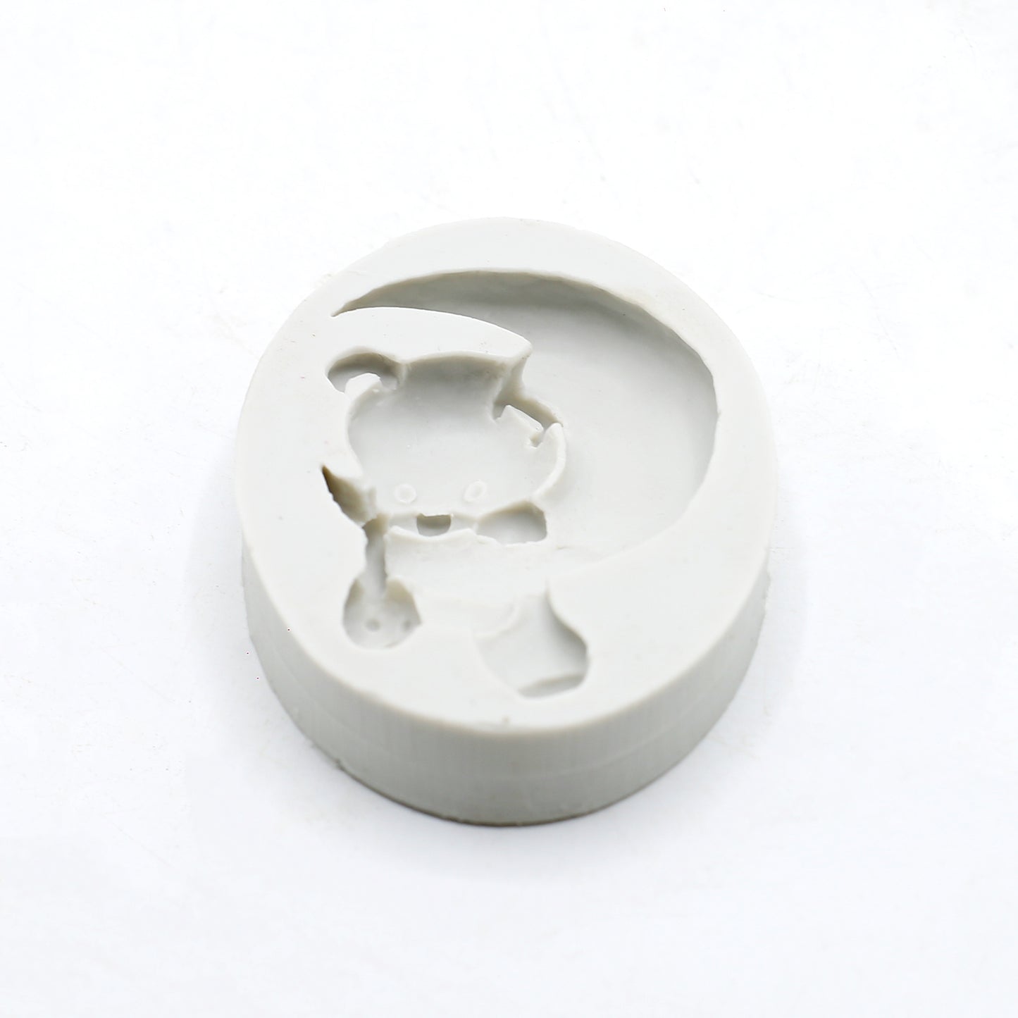 Teddy Bear With Moon Silicone Fondant Mold