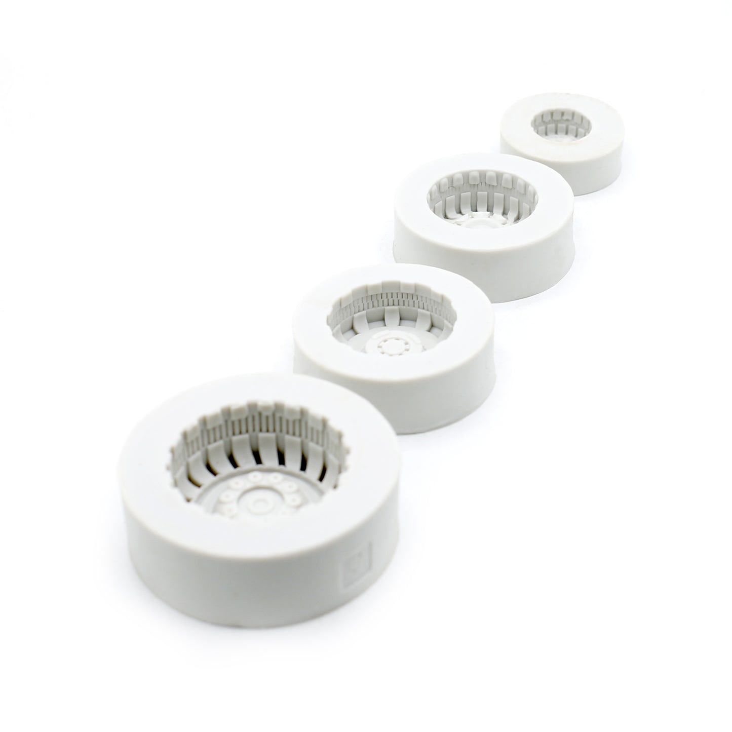 Wheel Fondant Mold 4Pcs Set