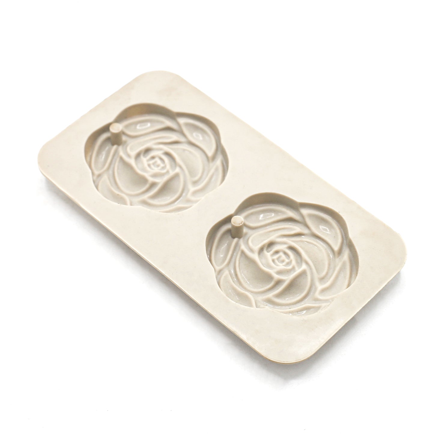 Rose Shape Silicone Mousse Cake & Baking Mold 2 Cavity
