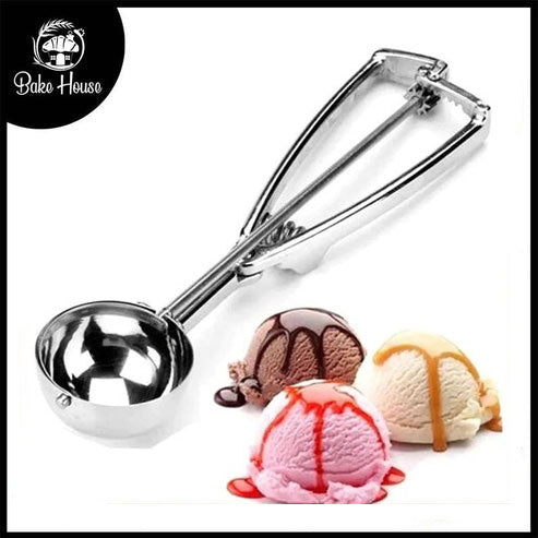 Ice Cream Scoop Stainless Steel Medium