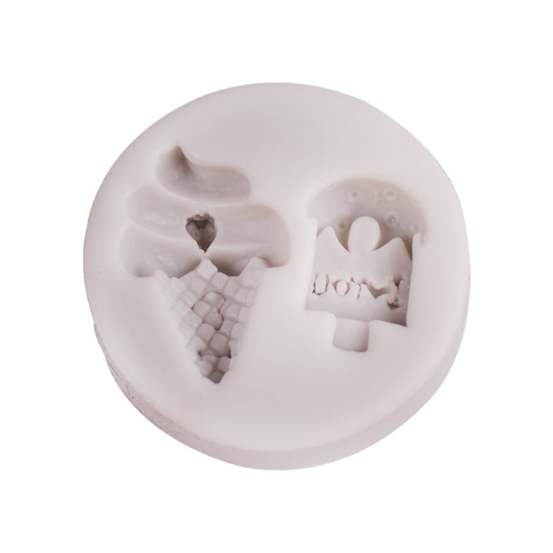 Ice Cream Silicone Fondant Mold 2 Cavity