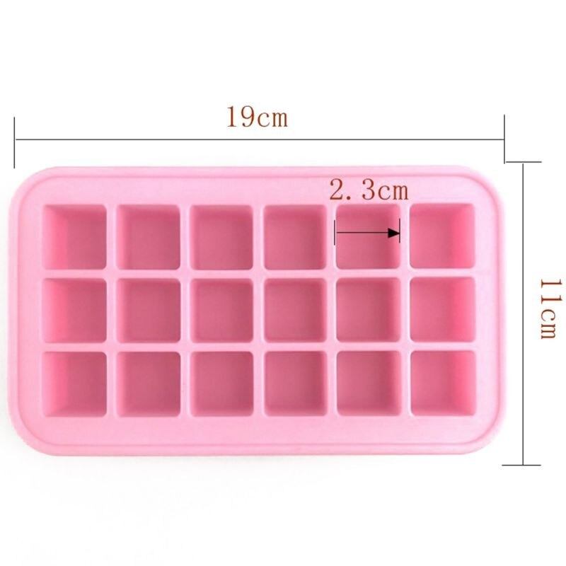 Ice Cube & Chocolate Silicone Mold 18 Cavity