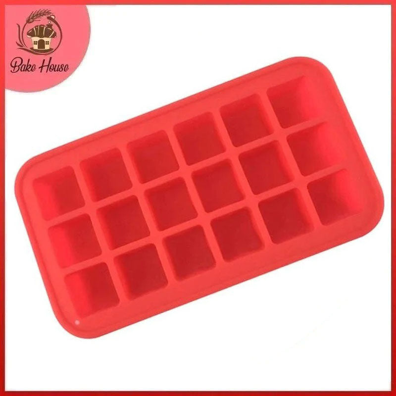 Ice Cube & Chocolate Silicone Mold 18 Cavity